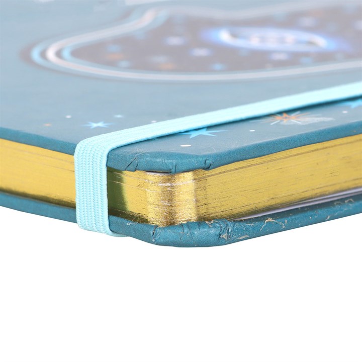 Hand of Hamsa A5 Notebook with Crystal Chip Pen